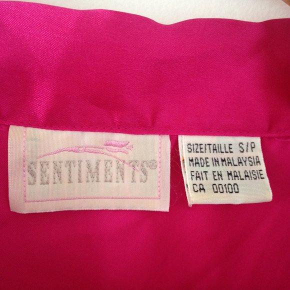 Sentiments - Hot Pink Pyjama Button Up Dress - Picture 4 of 10